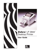 Zebra LP2844 User manual
