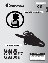 Zenoah Chainsaw G3300E User manual