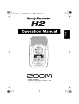 Zoom H2 User manual