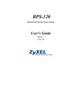 ZyXEL BPS-120 User manual