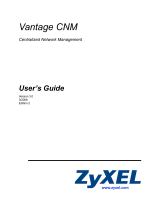 ZyXEL Communications Dust Collector vantage cnm User manual