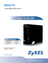 ZyXEL Communications Home Theater Server NSA210 User manual