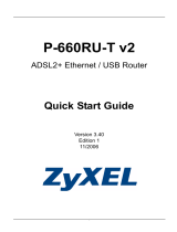 ZyXEL CommunicationsRouter P-660RU-T V2