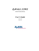 ZyXEL Communications ADSL 2+ Security Gateway User manual