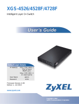 ZyXEL XGS-4526 User manual