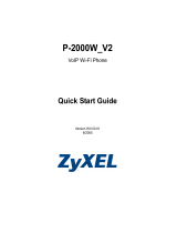 ZyXEL Communications P-2000W_V2 User manual