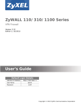 ZyXEL Communications Network Router 110 User manual