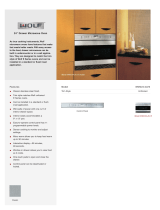 Wolf Microwave Oven MWD24-2U/S User manual