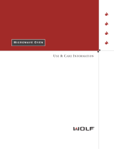 Wolf Appliance Company MW24 User manual