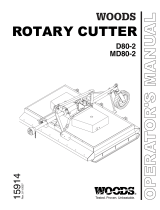 Woods Equipment Brush Cutter D80-2 User manual