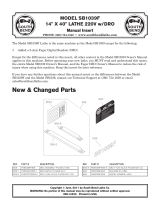 Woodstock SB1039F User manual