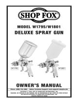 Shop fox W1801 User manual