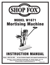 Woodstock Shop Fox W1671 User manual