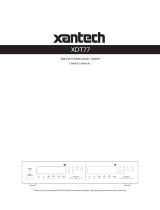 Xantech Stereo System XDT77 User manual