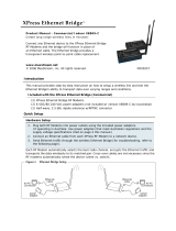 MaxStream Ethernet Bridge XEB09-C User manual