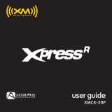 XM Satellite Radio XpressR XMCK-20P User manual