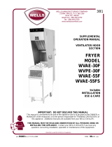 Wells Fryer WVAE-30F User manual