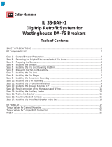 Westinghouse IL 33-DAH-1 User manual