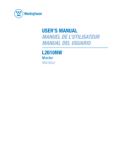 Westinghouse L1916HW - 19" LCD Monitor User manual