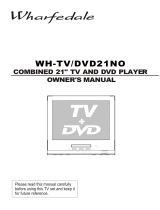 Wharfedale TV DVD Combo WH-TV/DVD21NO User manual