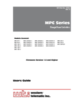 Western Telematic MPC-8H-1 User manual