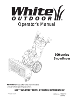 White Outdoor Brush Cutter 500 User manual