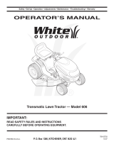 White Outdoor 616 User manual