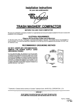 Whirlpool Trash Compactor 4152821 User manual