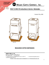 Wibur Curtis Company Beverage Dispenser MCD-7 User manual