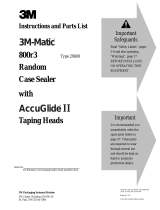 3M 3M-Matic™ Case Sealer 800r3 User manual