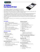 Abocom Network Card FE1000SX User manual