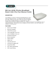 AmbiCom Network Router ARM914 User manual