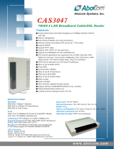 Abocom Network Router CAS3047 User manual
