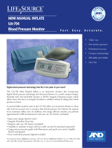 A&D Blood Pressure Monitor UA-704 User manual