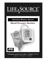 A&D Blood Pressure Monitor UA-705 User manual