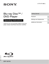 Sony BDP-S6700 Owner's manual