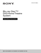 Sony BDV-E4100 Operating instructions
