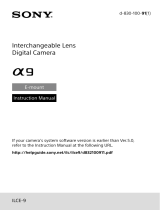 Sony ILCE-9 Operating instructions