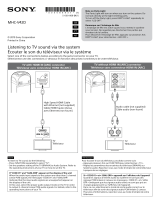 Sony MHC-V42D Owner's manual