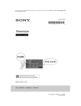 Sony KDL-43W660G Reference guide