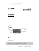 Sony KD-49X7000G Reference guide