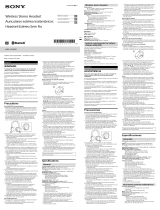Sony MDR-ZX330BT Owner's manual