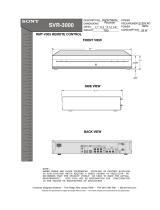 Sony SVR-3000 Installation guide