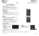 Sony DMX-SW1 Owner's manual
