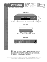 Sony DVP-NS400D Installation guide