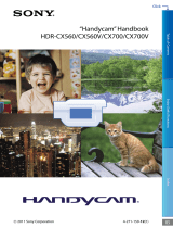 Sony HDR-CX700V User manual