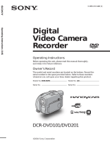 Sony DCR-DVD201 User manual