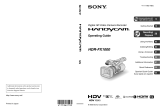 Sony HDR-FX1000 User manual