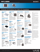 Sony VGN-U750P Owner's manual