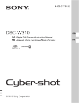 Sony DSC-W310 Operating instructions